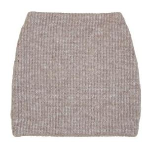 Wool Knit Miniskirt1