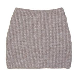 Wool Knit Miniskirt2