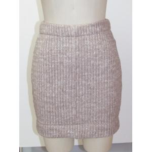 Wool Knit Miniskirt3