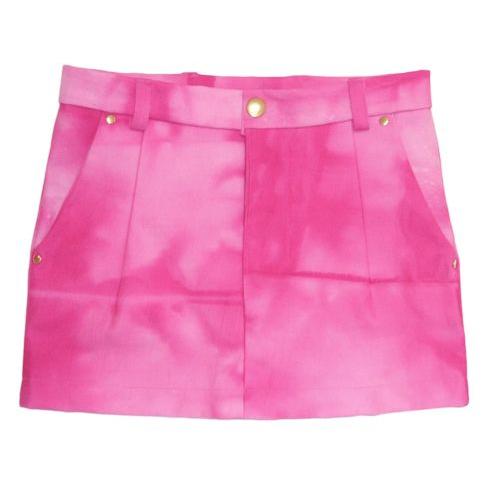 ワイルドピンクデニムミニスカート72