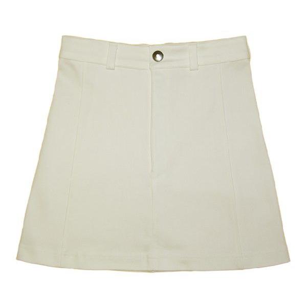 White Stretch Denim Skirt A2-71