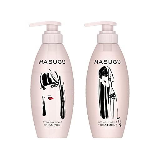 MASUGU まっすぐ ノンシリコン シャンプー 440gコンディショナー 440g ポンプペア