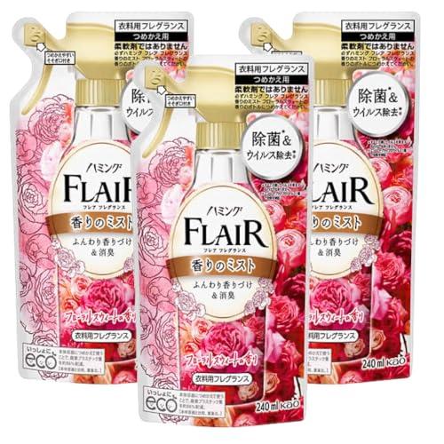 ハミング フレアフレグランス ミスト フローラル&amp;スウィート つめかえ用 240ml 3袋セット