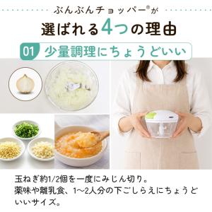 ふたも洗える ぶんぶんチョッパー 12種のレシ...の詳細画像4