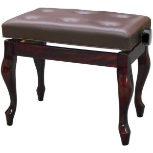 家具 ピアノ椅子/イス 高低自在 KPS-2 M-POC (猫脚, 赤茶/マホガニー艶出し)｜chaco-2