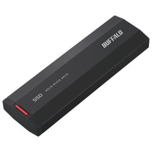 コンピュータ周辺機器 バッファロー SSD 外付け 1.0TB 小型 コンパクト ポータブル USB3.2Gen2 2,000MB/s ブラック SSD-PHE1｜chaco-2