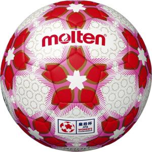 スポーツ用品 molten(モルテン) サッカーボール 皇后杯 試合球 5号 一般・大学・高校・中学生用 検定球 F5E5000-W ホワイト×ピン｜chaco-2