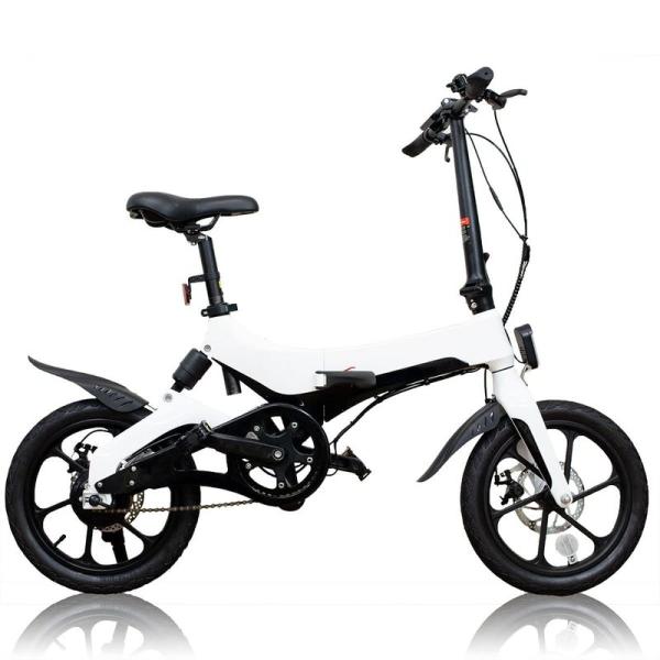 電動自転車 ENTREX ONEBOT E-Bike 折りたたみ式 電動アシスト 自転車 ホワイト ...
