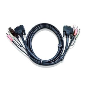 DVIケーブル 3m USB DVI-I シングルリンク KVMケーブル ケーブル ATEN 2L-7D03UIの商品画像