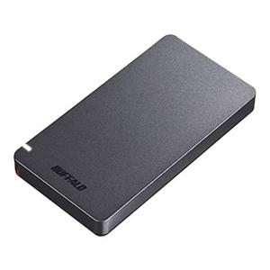 ポータブルストレージ バッファロー SSD-PGM480U3-B USB3.2(Gen2) ポータブルSSD 480GB ブラック｜chaco-2