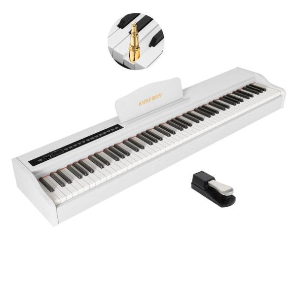 電子ピアノ ハンマーアクション KIMFBAY 88鍵盤 midi デジタルピアノ の電子ピアノ シ...
