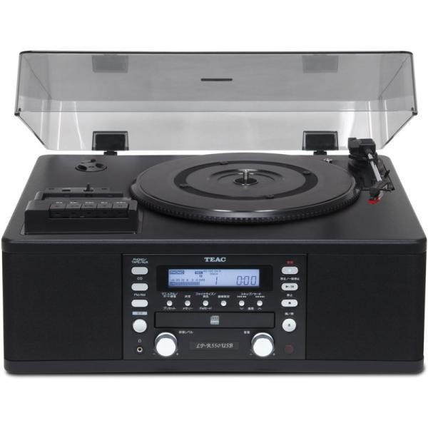 レコードプレーヤー LP-R550USB-B オーディオ機器 TEAC CDレコーダー ターンテーブ...