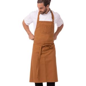 キッチン用品 Chef Works シェフワークス ロックフォード ラージシェフエプロン 男女兼用カラー:ナツメグ｜chaco-2