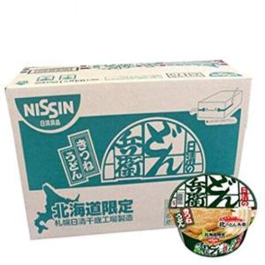 インスタントラーメン 日清 カップ麺 蕎麦 北のどん兵衛 きつね うどん 即席カップめん NISSIN どん兵衛 きつねうどん 12食入 1ケース×4箱 北海道限｜chaco-2