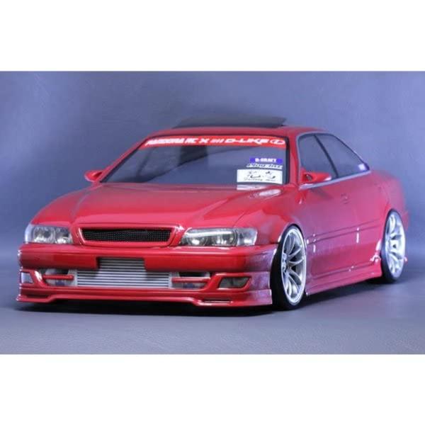 ラジコンカー Toyota チェイサー JZX100 クリアボディセット(未塗装)