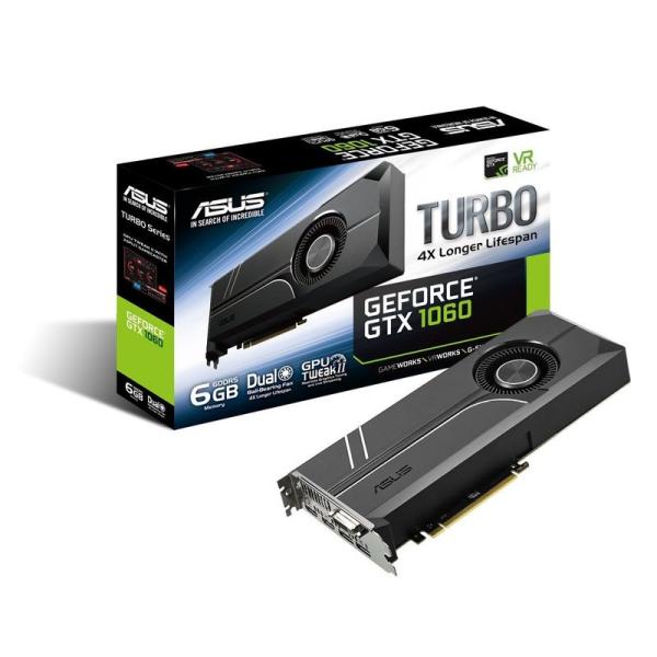 ASUSTek NVIDIA GeForce GTX1060搭載ビデオカード メモリ6GB TURB...