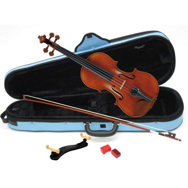 バイオリン みずいろケース 楽器 カルロジョルダーノ バイオリンアウトフィット VS-2C 1/4
