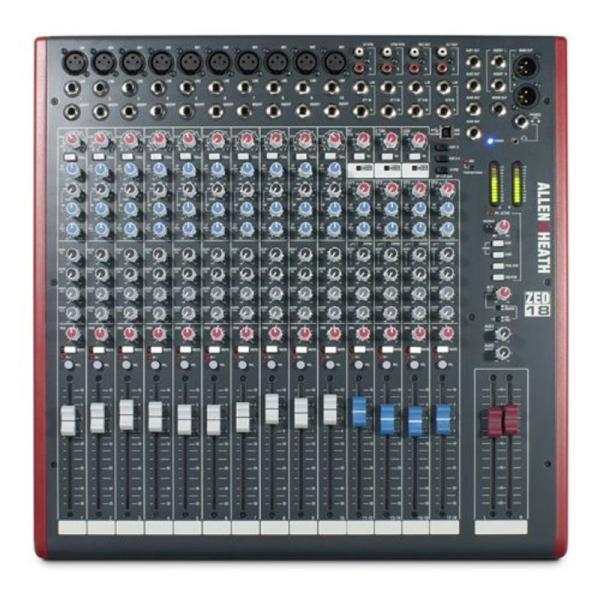 PA &amp; ステージ機器用ミキサー ZED-18 Allen &amp; Heath アナログミキサー (アレ...