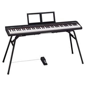 デジタルピアノ Roland ローランド - GO:PIANO88 GO-88P ライブ セットキーボードスタンド + ダンパーペダル