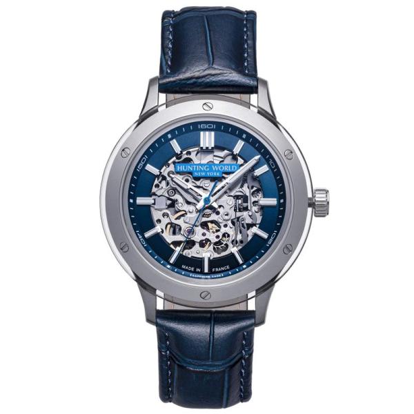 ハンティングワールド 腕時計 HW030SNV メンズ 正規輸入品 ブルー