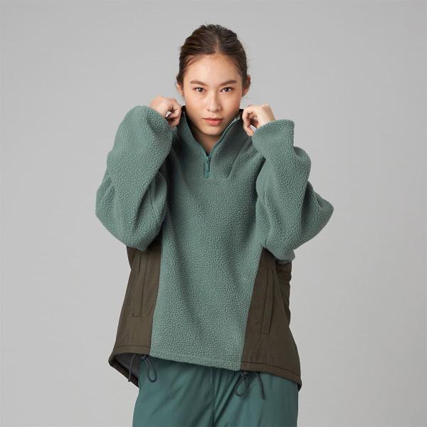 【チャコット 公式(chacott)】ボアハーフジップジャケット