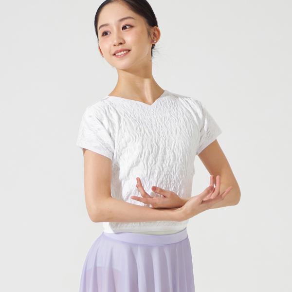 【チャコット 公式(chacott)】【ノーソーイングニット】ノーソーイングコンパクトTシャツ