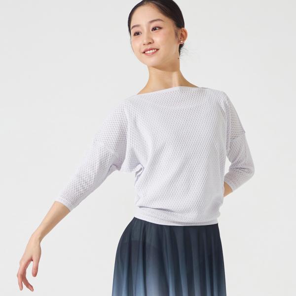 【チャコット 公式(chacott)】【ノーソーイングニット】イージーフィット2wayニットトップ