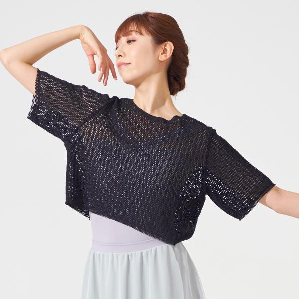 【チャコット 公式(chacott)】【ノーソーイングニット】キシリトールショート丈トップ