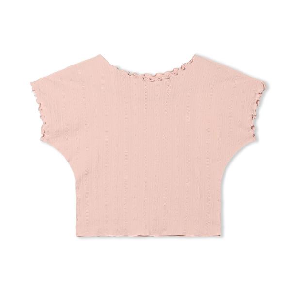 【チャコット 公式(chacott)】【ノーソーイングニット】メロウコンパクトニットTシャツ