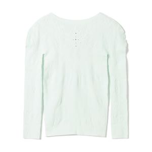 スノークリスタルニットトップ