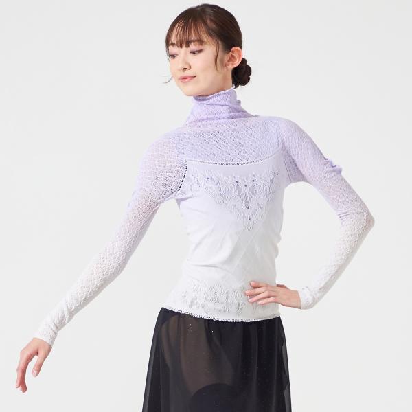 【チャコット 公式(chacott)】【ノーソーイングニット】クリスタルグラデーショントップ