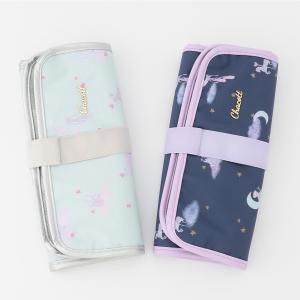 LIBERTY 花柄ハンガー付き収納ポーチ チャコット ロールケース 4連