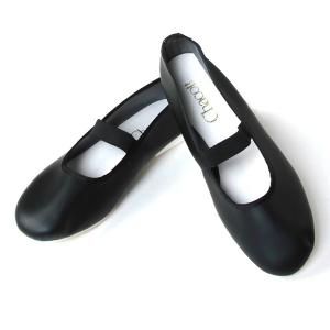 ほぼ新品！フラメンコシューズ チャコット Chacott 22cm 黒 レザー ほぼ新品！フラメンコシューズ チャコット Chacott 22cm 黒 レザー