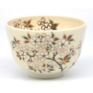 青磁雲鶴 数茶碗 5客 中村与平作（化粧箱） : 茶道具 銘茶 左座園