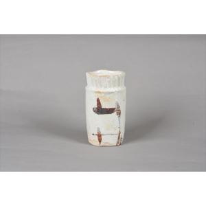 蹲（うずくまる）花入 信楽 香舟作（紙箱） : 茶道具 銘茶 左座園