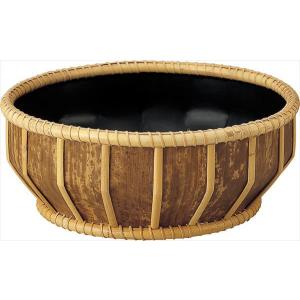 茶道具/炭斗】清風篭炭斗 淡々斎好写 和田菁竺作（桐箱） : 茶道具