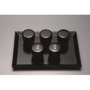 茶道具 七事式用品 なつめ 茶歌舞伎棗 1.8寸棗 5個セット 樹脂製 竹田