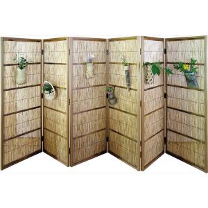 花寄屏風 二枚折 ※写真は使用例です。花籠や花寄釘等別売 屏風のみです  