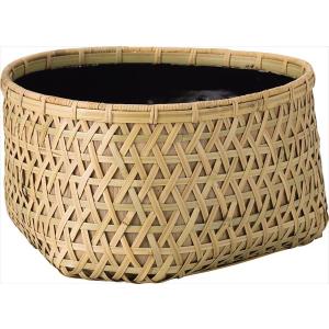 茶道具/炭斗】清風篭炭斗 淡々斎好写 和田菁竺作（桐箱） : 茶道具