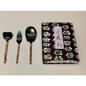 茶道具 灰道具 灰匙セット 三本組 煮色 茶道 : 茶道具いまや静香園