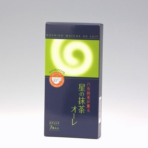 八女　星野の抹茶でできた　星の抹茶オーレ　スティック７本入