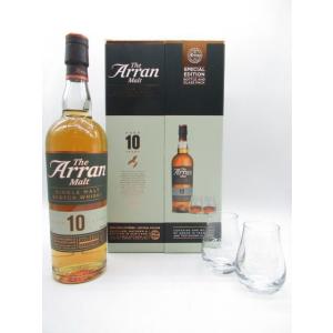 [ギフト] アラン 10年 特製グラス2個付き 正規品 46度 700ml