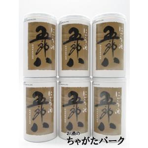 【6本セット】 菊水酒造 五郎八 にごり酒 21度 180ml×6缶｜chagatapark