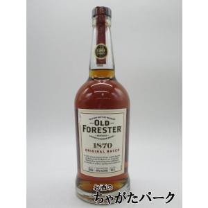 【ラベル不良】 オールドフォレスター 1870 オリジナルバッチ 45度 750ml｜chagatapark