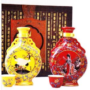 【在庫限りで終売】 越王台 陳年30年 25年花彫酒 (壷) 300ml×2本セット