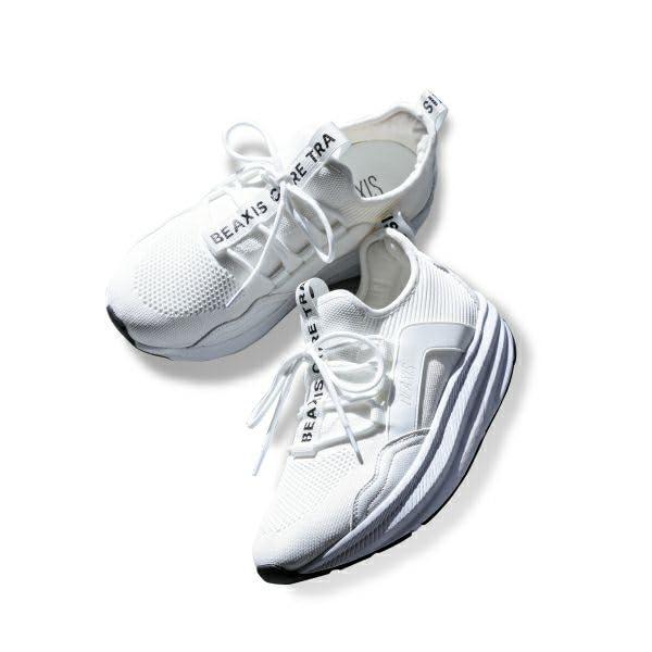 【送料無料】 BEAXIS スリムコアスニーカー2.5 ホワイト ダイエットシューズ S