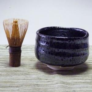 美濃焼織部焼抹茶茶碗（ベージュ・緑・古田織部・へうげもの）【茶道具