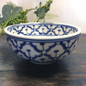 ベトナム ソンベ焼 花柄 茶碗 ボウル : monochrome-zakka - 通販