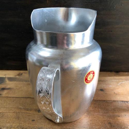 【ピッチャー・柄なし】アルミ細工・アルミ製品・コップ・タイ料理・エスニック料理・タイ雑貨