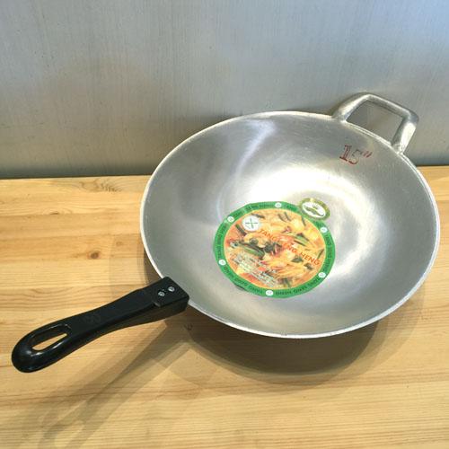 ガタ15インチ（35cm)タイ式フライパン